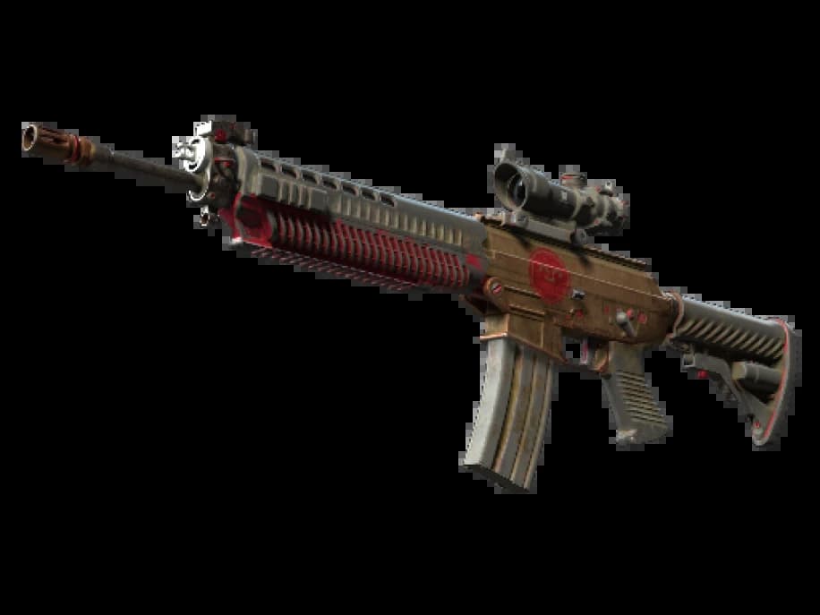 SG 553 | Ягодный гелькоут (Закалённое в боях)