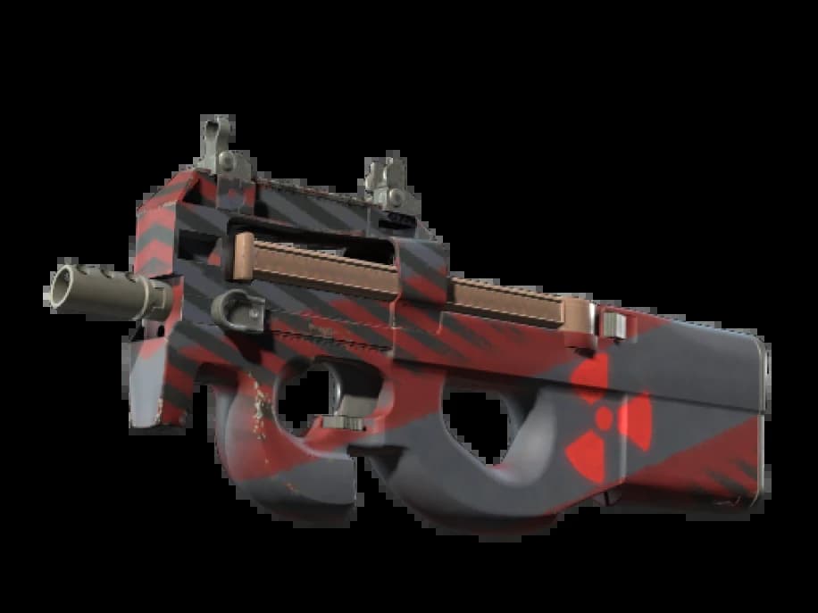 Сувенирный P90 | Радиоактивные осадки (Немного поношенное)