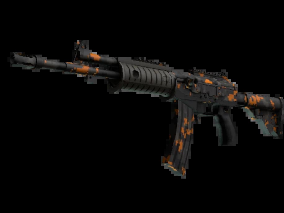 StatTrak™ Автомат «Галиль» | Пиксельный камуфляж «Ржавчина» (Немного пон