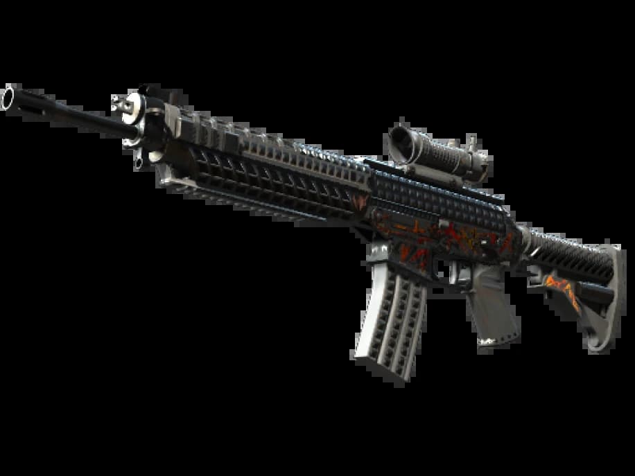 StatTrak™ SG 553 | Тяжёлый метал (Немного поношенное)