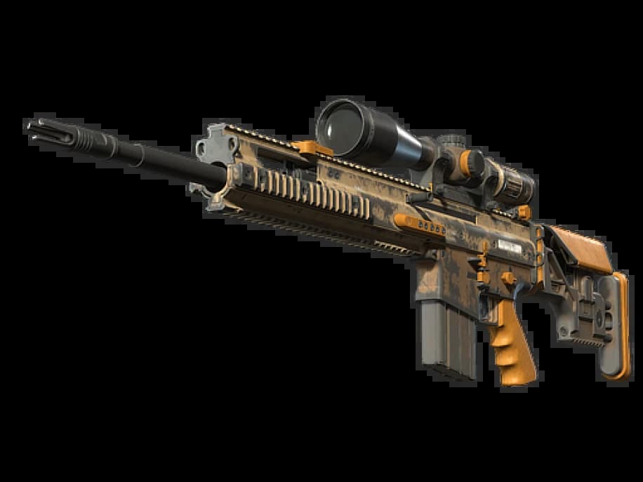 SCAR-20 | Short Ochre (Закалённое в боях)