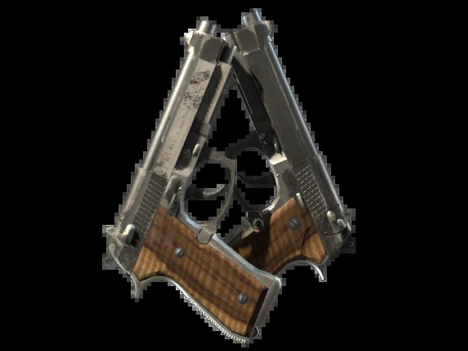 StatTrak™ Dual Berettas | Черная лимба (Закалённое в боях)