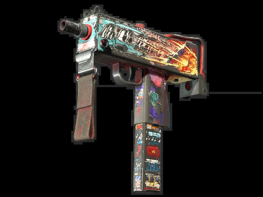 Сувенирный MAC-10 | Сход с рельсов (Закалённое в боях)