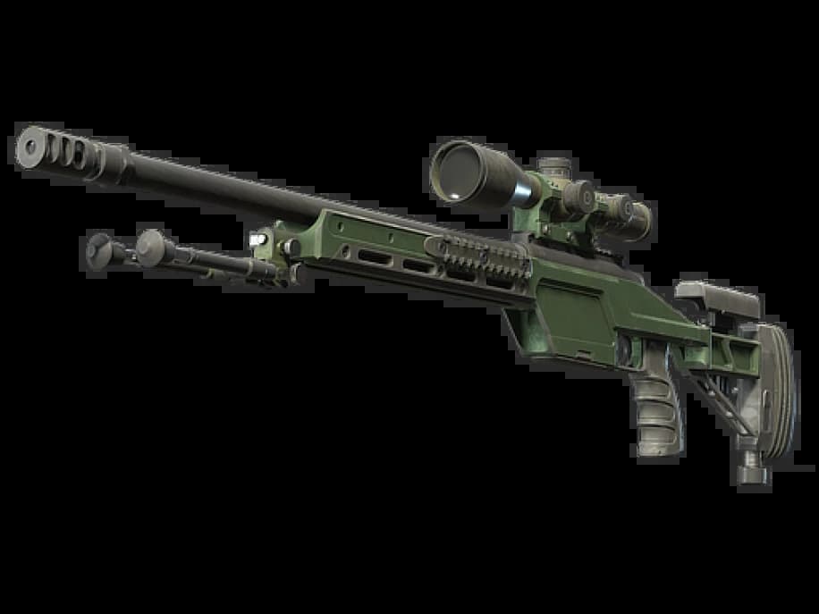 SSG 08 | Green Ceramic (Закалённое в боях)