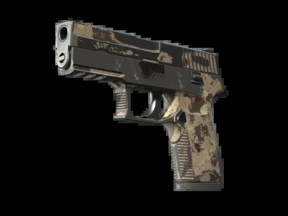 Сувенирный P250 | Чёрно-бежевый (Закалённое в боях)