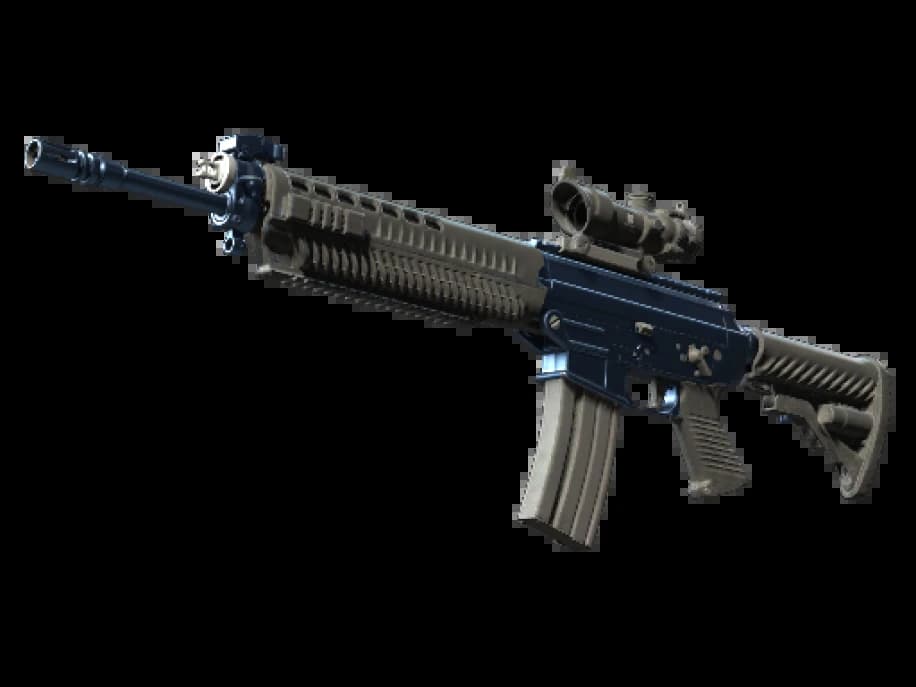 SG 553 | Анодированная синева (Немного поношенное)