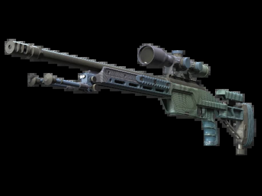 SSG 08 | Завитки полутонов (Немного поношенное)