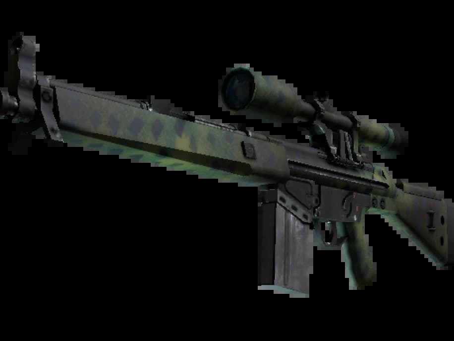 Сувенирный G3SG1 | Тропическая штриховка (Немного поношенное)