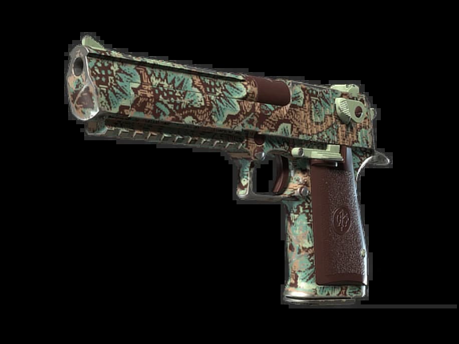 Desert Eagle | Мятный веер (Поношенное)