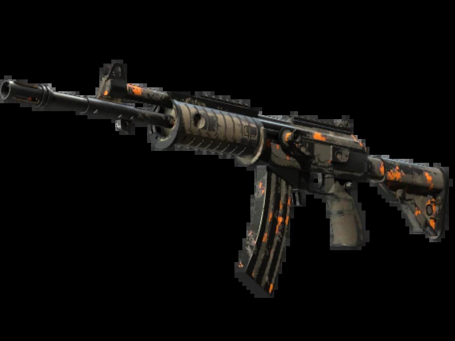 StatTrak™ Автомат «Галиль» | Пиксельный камуфляж «Ржавчина» (Закалённое