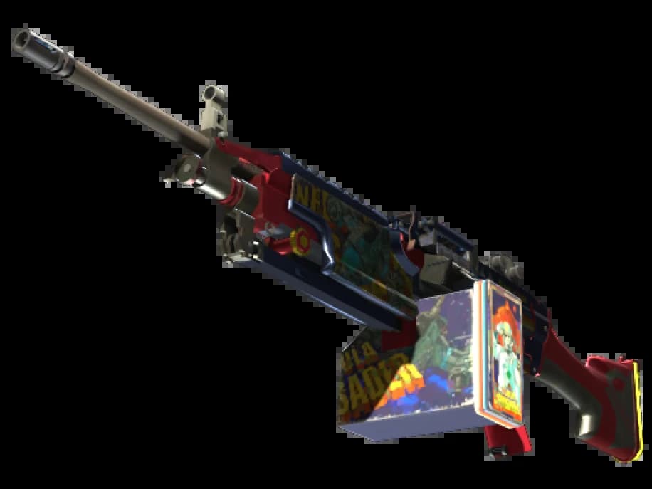 StatTrak™ M249 | Космический воитель (Немного поношенное)