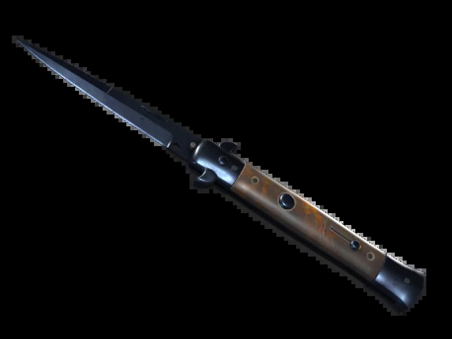 ★ StatTrak™ Стилет | Вороненая сталь (Закалённое в боях)