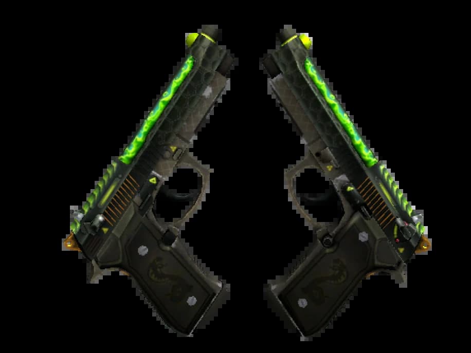 StatTrak™ Dual Berettas | Удар кобры (После полевых испытаний)