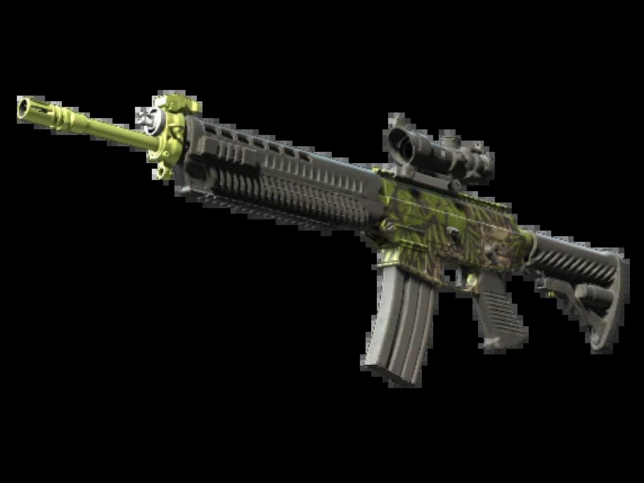 Сувенирный SG 553 | Заросшие руины (Прямо с завода)