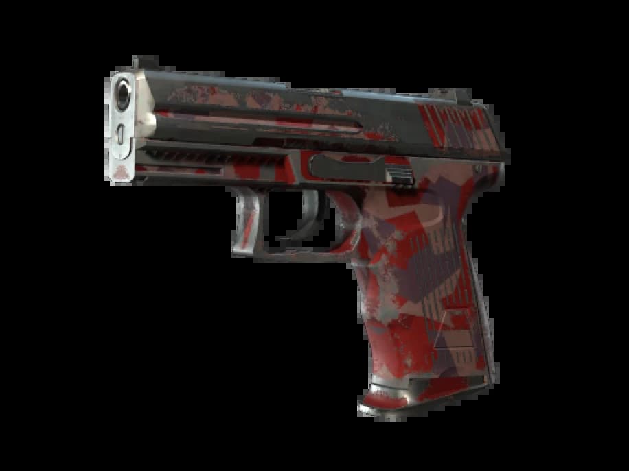 StatTrak™ P2000 | Красные фрагменты (Закалённое в боях)