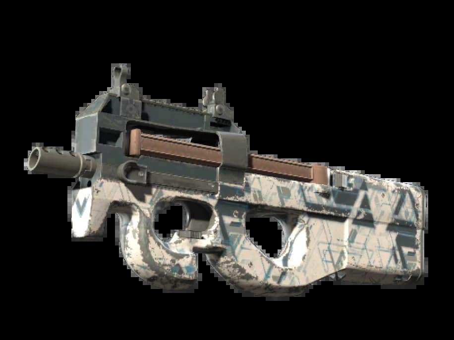Сувенирный P90 | Схематика (Поношенное)