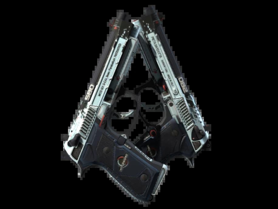 StatTrak™ Dual Berettas | Катастрофа (Немного поношенное)