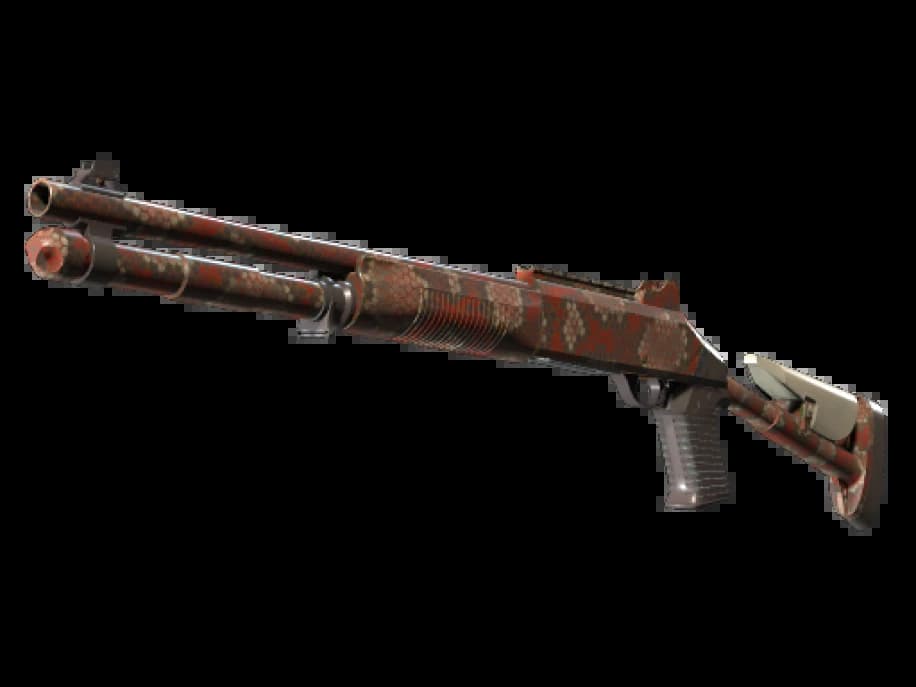 StatTrak™ XM1014 | Красный питон (Немного поношенное)