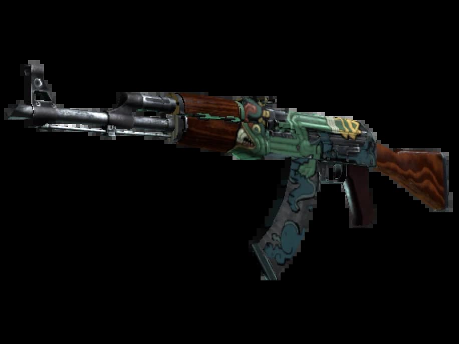 StatTrak™ AK-47 | Огненный змей (Немного поношенное)