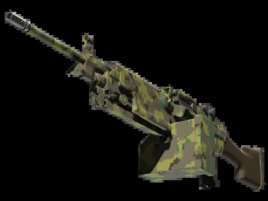 M249 | Пиксельный камуфляж «Джунгли» (Прямо с завода)