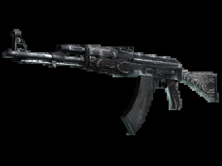 Сувенирный AK-47 | Черный глянец (Немного поношенное)