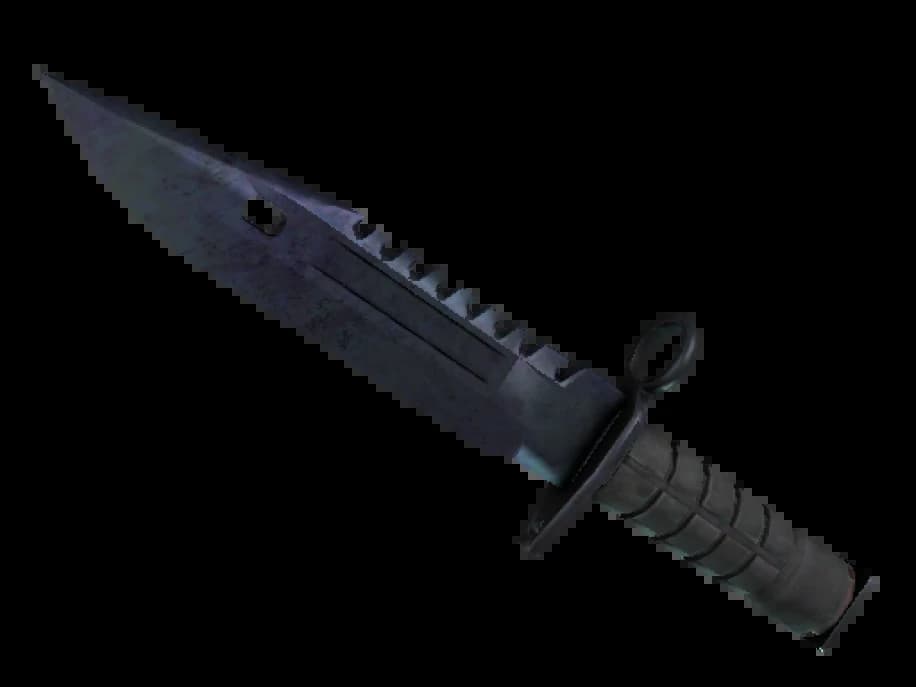 ★ StatTrak™ Штык-нож M9 | Вороненая сталь (Немного поношенное)