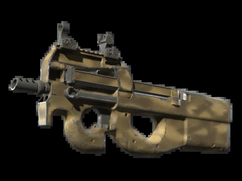 Сувенирный P90 | Песчаное напыление (После полевых испытаний)