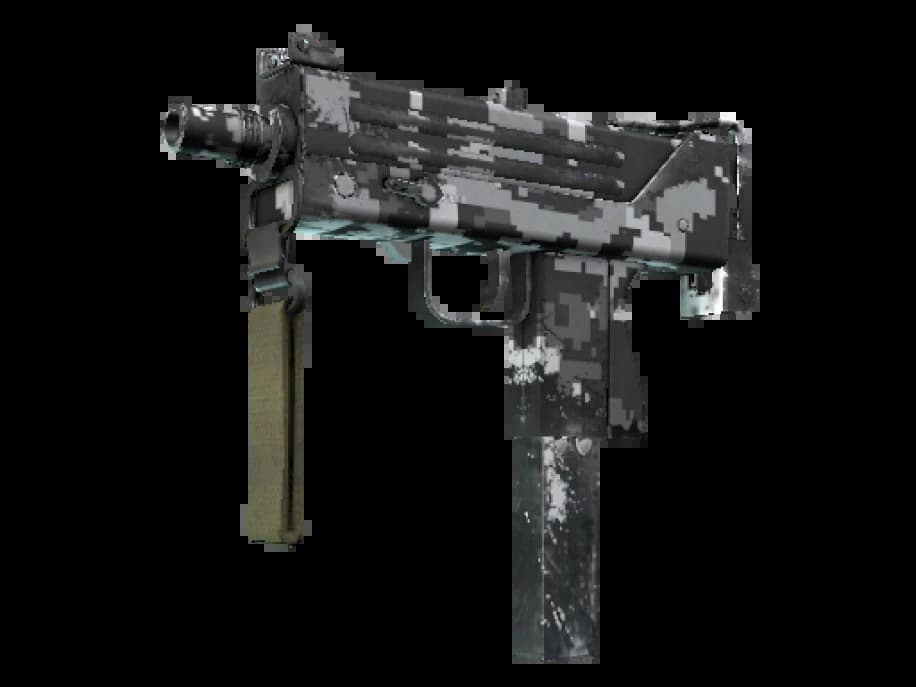 MAC-10 | Пиксельный камуфляж «Город» (После полевых испытаний)