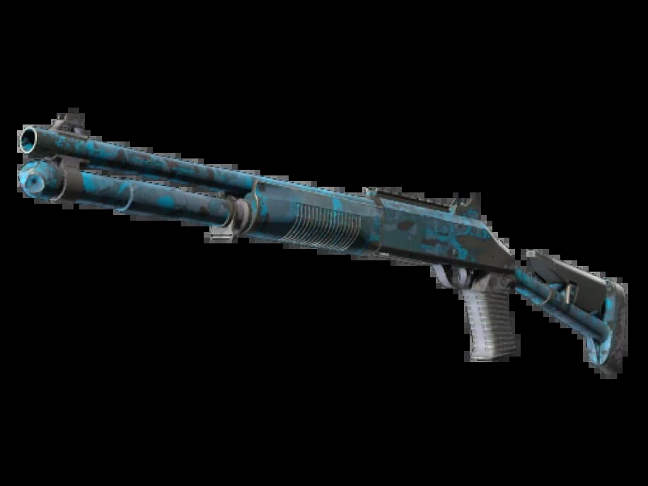 XM1014 | Смешанный синий камуфляж (После полевых испытаний)