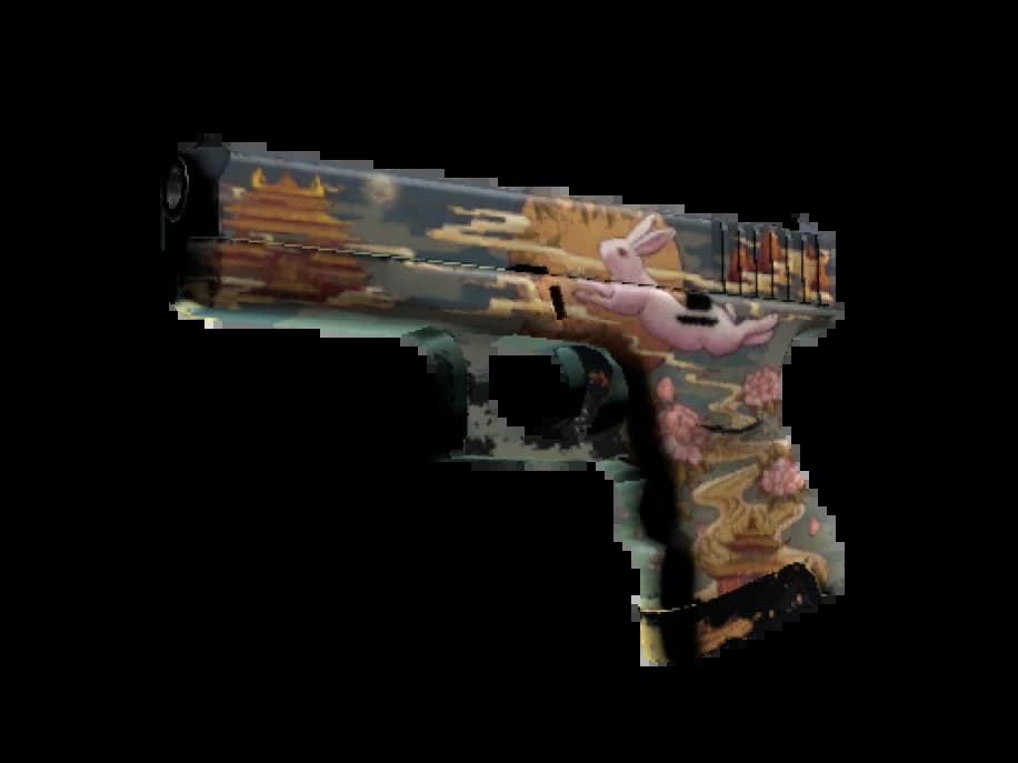 Glock-18 | Кролик в тени (Поношенное)