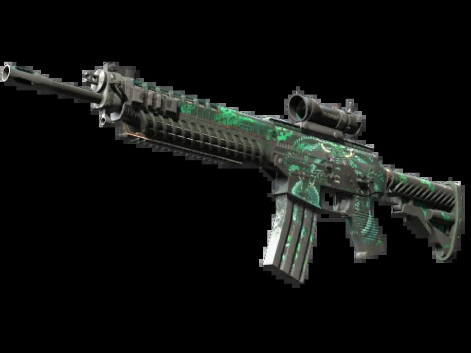 SG 553 | Dragon Tech (Закалённое в боях)