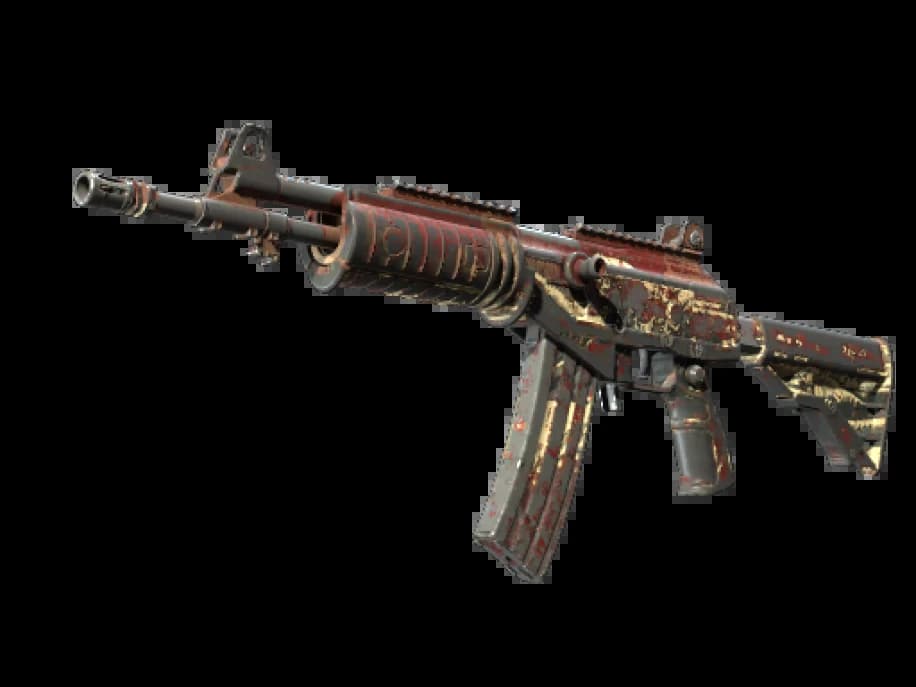 StatTrak™ Автомат «Галиль» | Багровое цунами (Закалённое в боях)