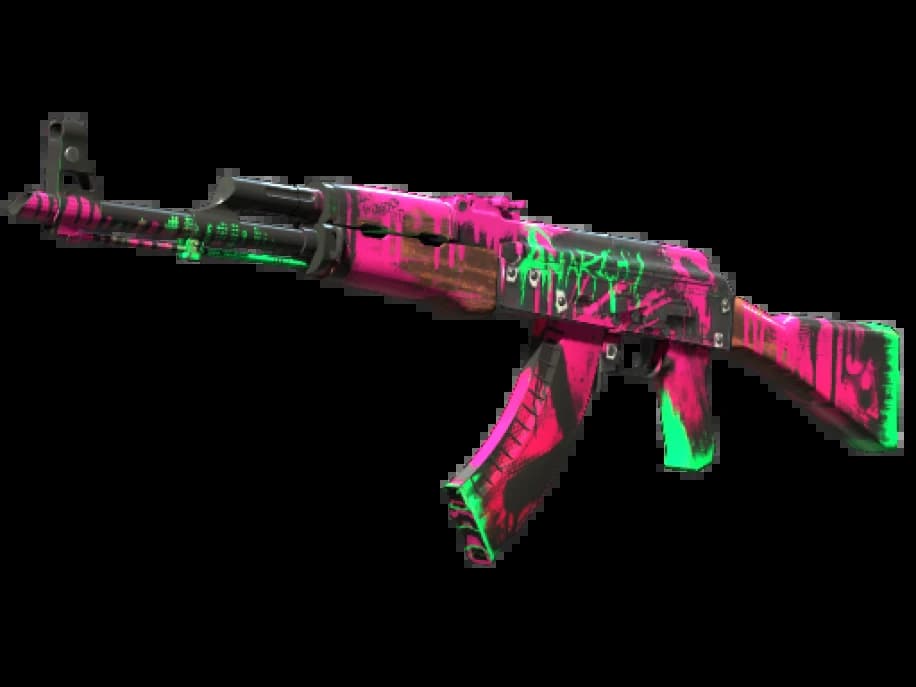 StatTrak™ AK-47 | Неоновая революция (Немного поношенное)