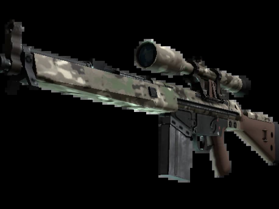 Сувенирный G3SG1 | Смешанный камуфляж (Немного поношенное)