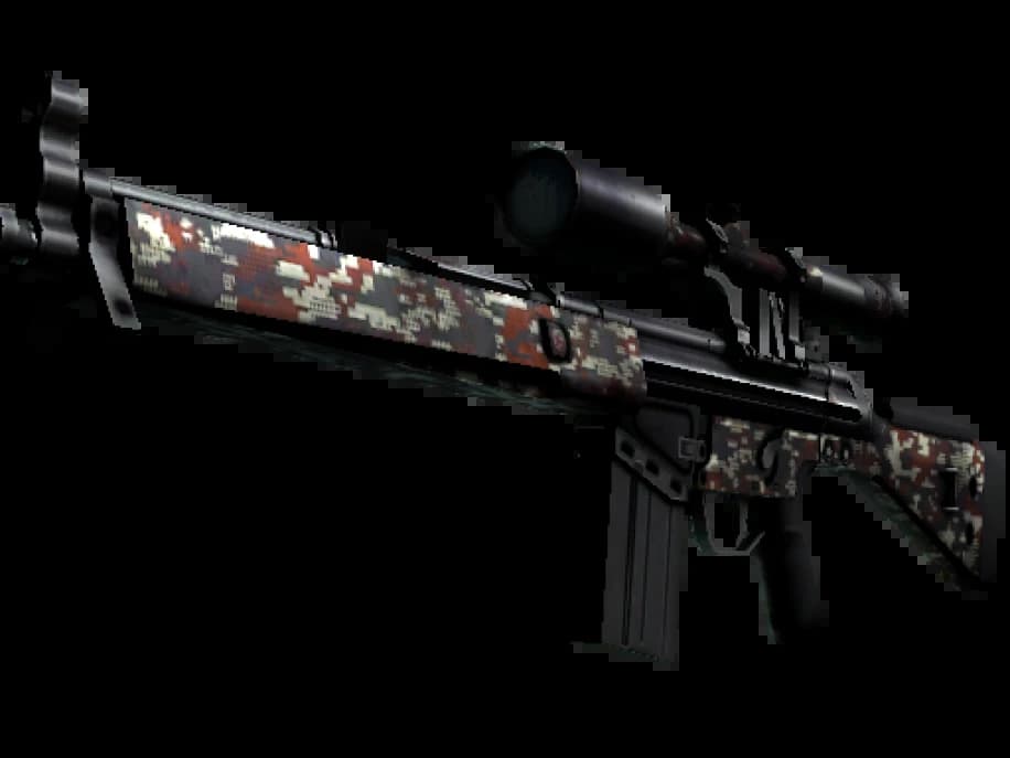 StatTrak™ G3SG1 | Цифровая сетка (Закалённое в боях)