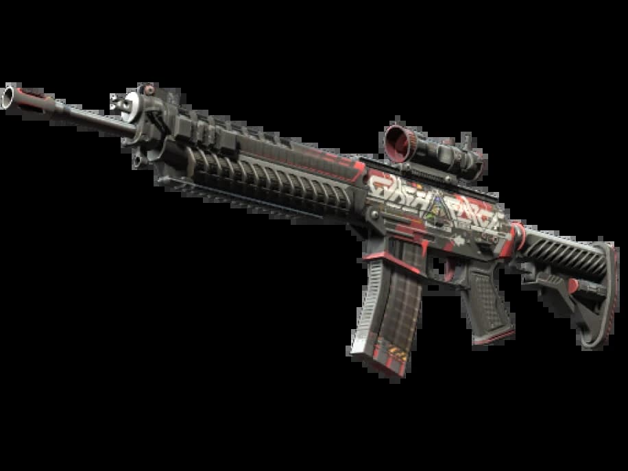 SG 553 | Киберсила (Поношенное)