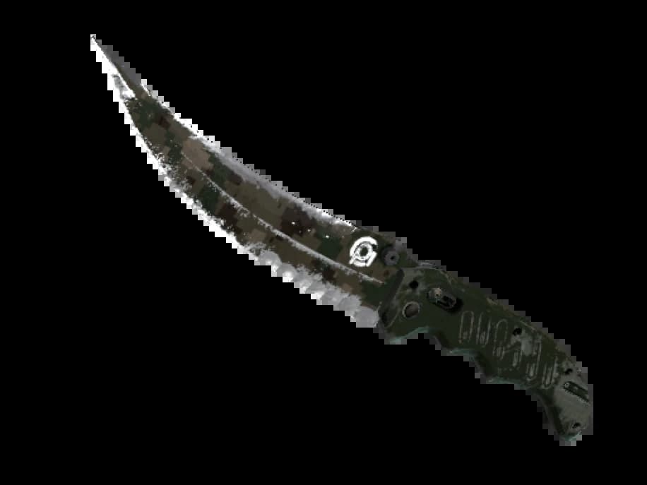 ★ StatTrak™ Складной нож | Пиксельный камуфляж «Лес» (Закалённое в боях)
