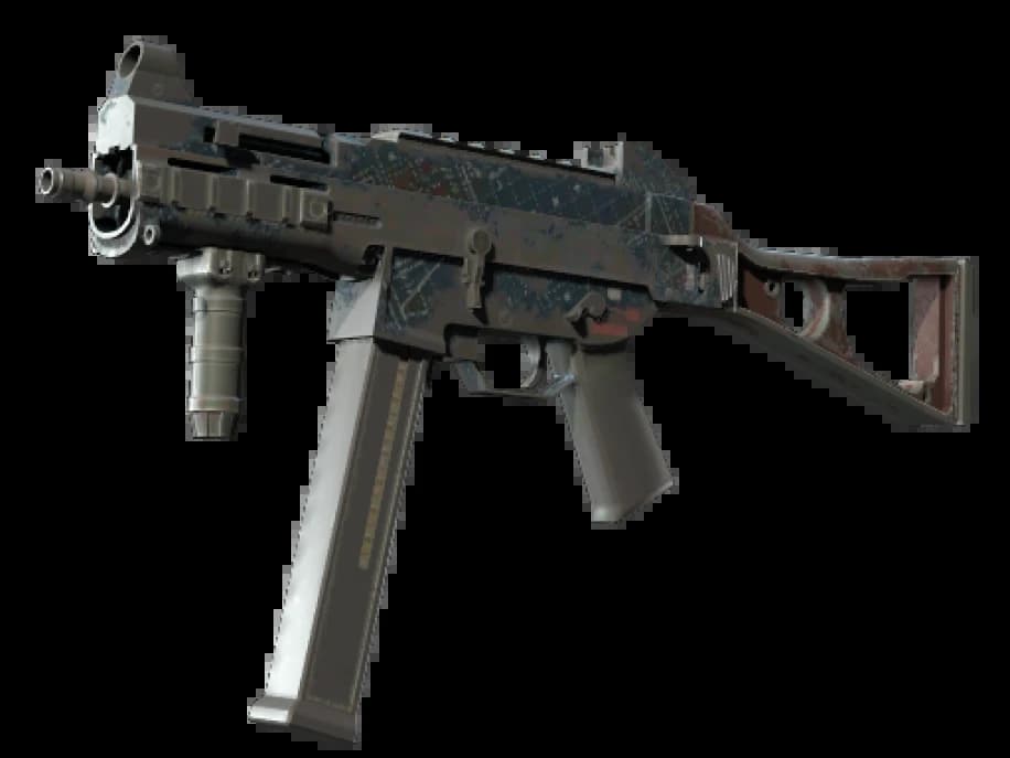 UMP-45 | Чертёж-гравировка (Закалённое в боях)