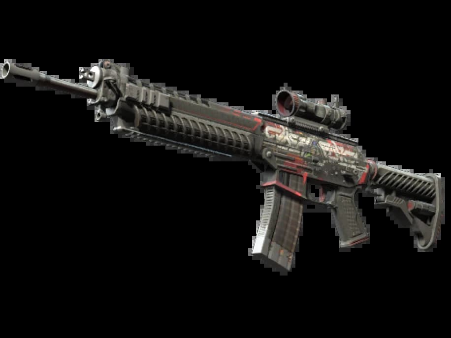 StatTrak™ SG 553 | Киберсила (Закалённое в боях)