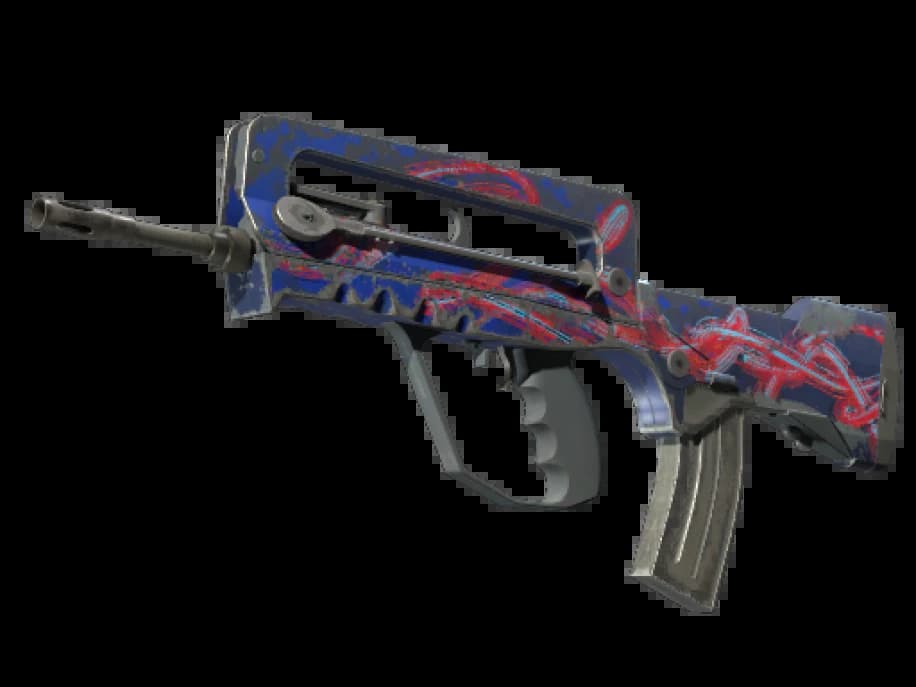 FAMAS | Остаточное изображение (Поношенное)