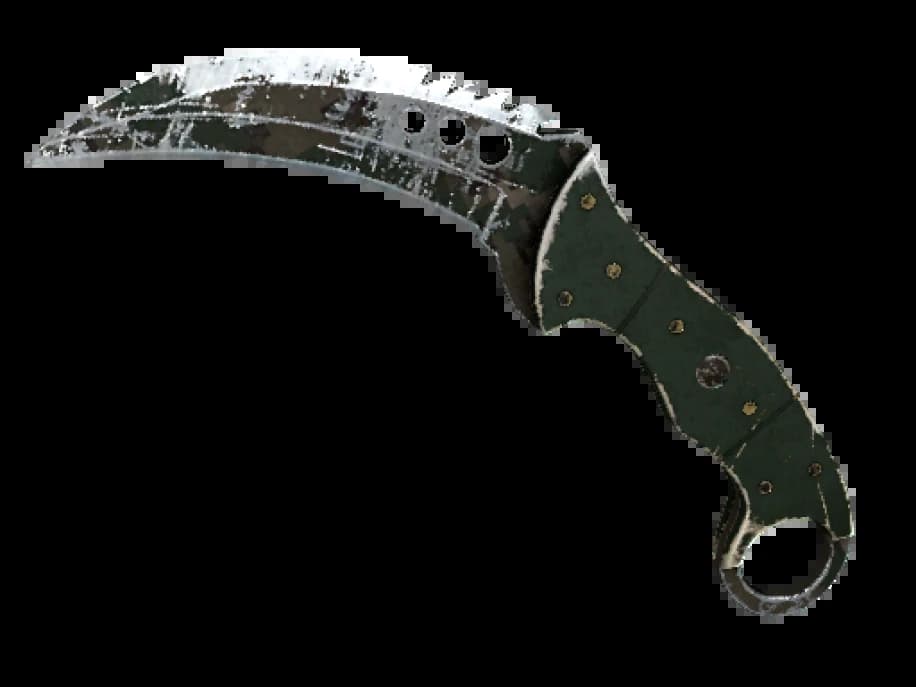 ★ StatTrak™ Коготь | Пиксельный камуфляж «Лес» (Закалённое в боях)