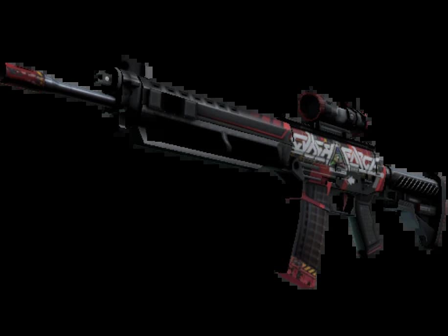 StatTrak™ SG 553 | Киберсила (Поношенное)