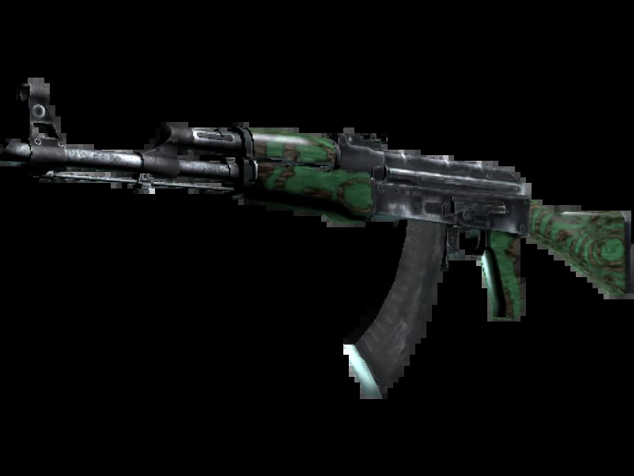 Сувенирный AK-47 | Зелёный глянец (Поношенное)