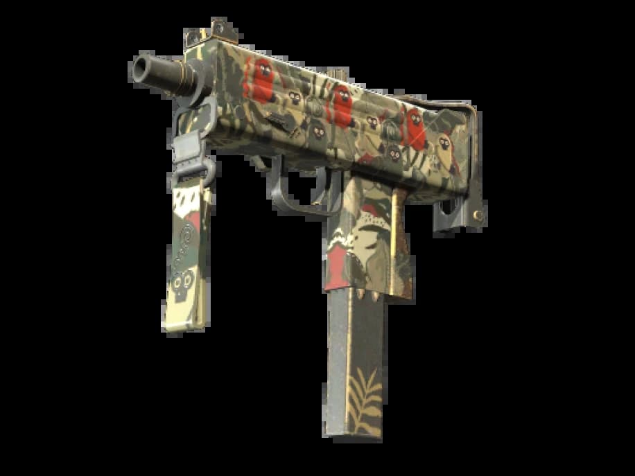 StatTrak™ MAC-10 | Monkeyflage (Поношенное)