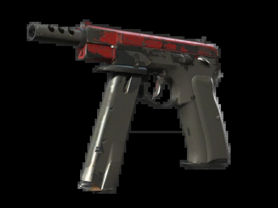 StatTrak™ CZ75-Auto | Кровавая паутина (Закалённое в боях)
