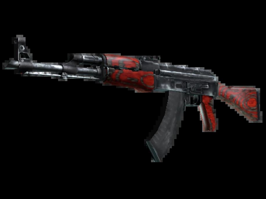 StatTrak™ AK-47 | Красный глянец (Немного поношенное)