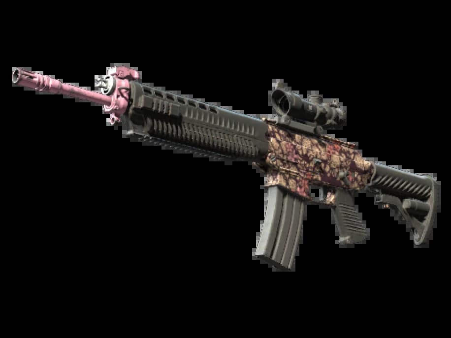 Сувенирный SG 553 | Пустынное цветение (После полевых испытаний)
