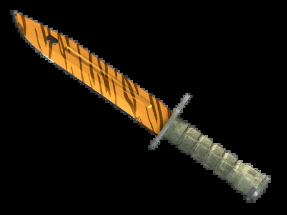 ★ StatTrak™ Штык-нож | Зуб тигра (Прямо с завода)