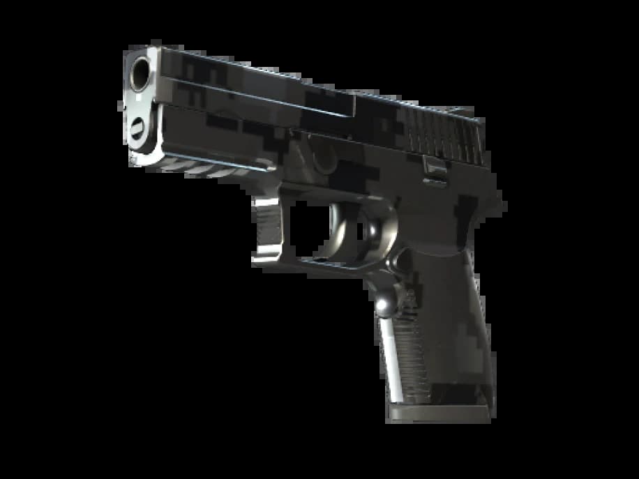 P250 | Пиксельный камуфляж «Металлический» (Прямо с завода)