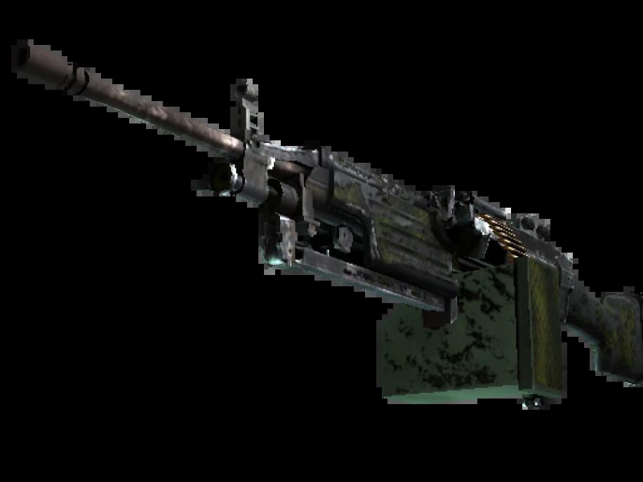 Сувенирный M249 | Крокодиловая сетка (Закалённое в боях)